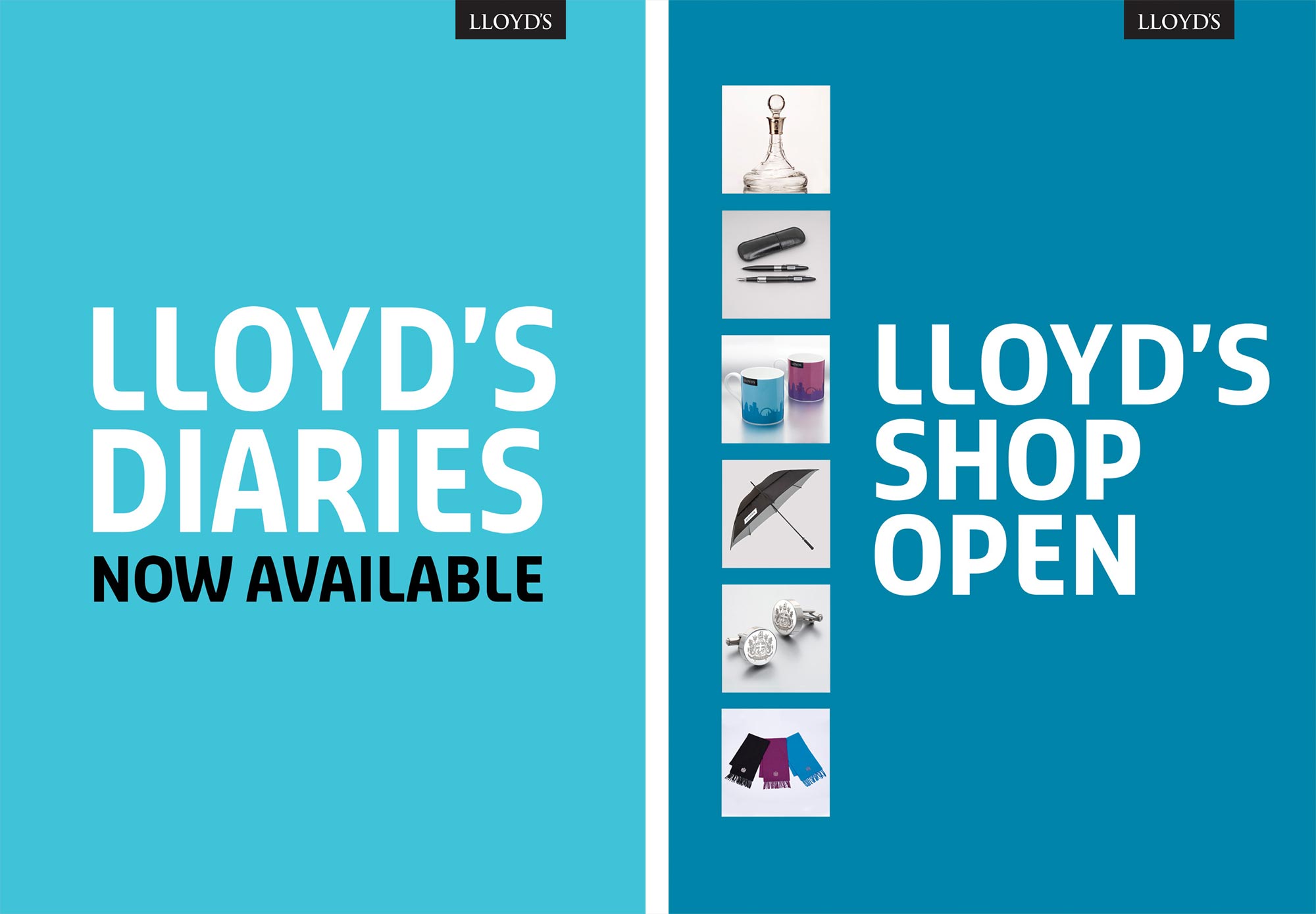Lloyds of London - A2 merchandise poster design